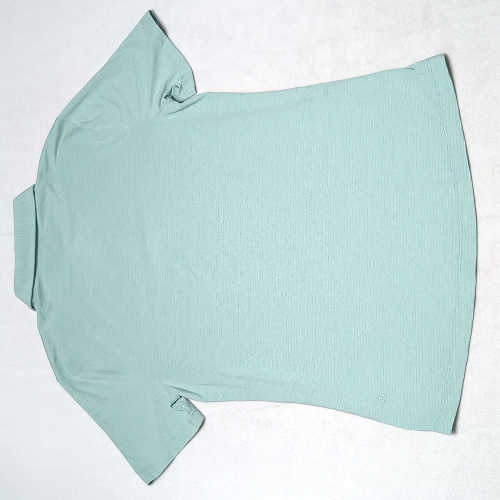 Lululemon Light Green Mens Polo Shirt Size‎ Small - Picture 4 of 5
